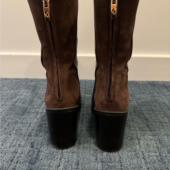 Brown Franco Sarto Stevie Mid-Calf Boots - Picture 4 of 7
